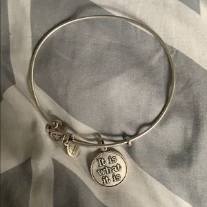 It is what it is Alex & Ani bracelet!
